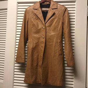 Marcel Kassini Vintage Leather Long Jacket/Coat